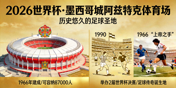 2026世界杯墨西哥城阿兹特克体育场介绍 - 历史悠久的足球圣地